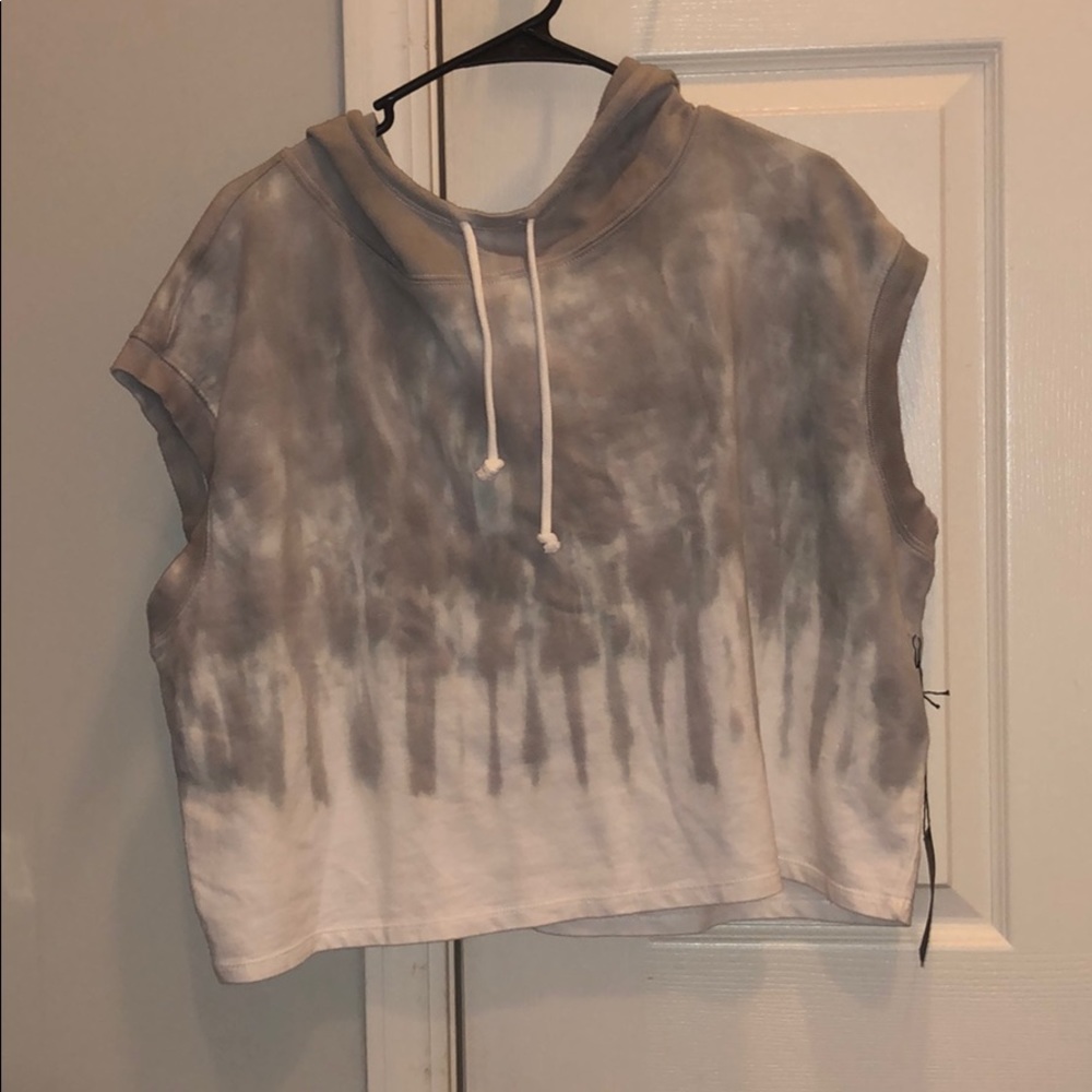 Cropped athletic  hoodie, never worn.